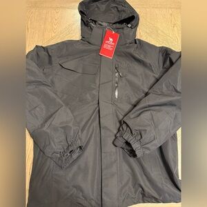 CAMEL CROWN Men's Ski Jacket 3 in 1 Waterproof Winter Jacket small